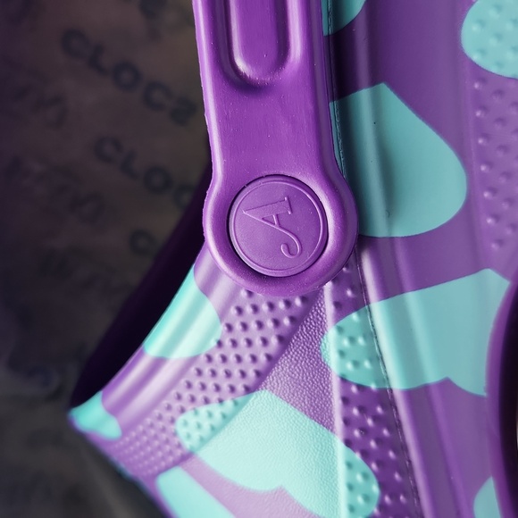 Crocs x Awake NY - Classic Clog - Neon Purple - Us Size Mens 9/ Womens 11 - Picture 8 of 9